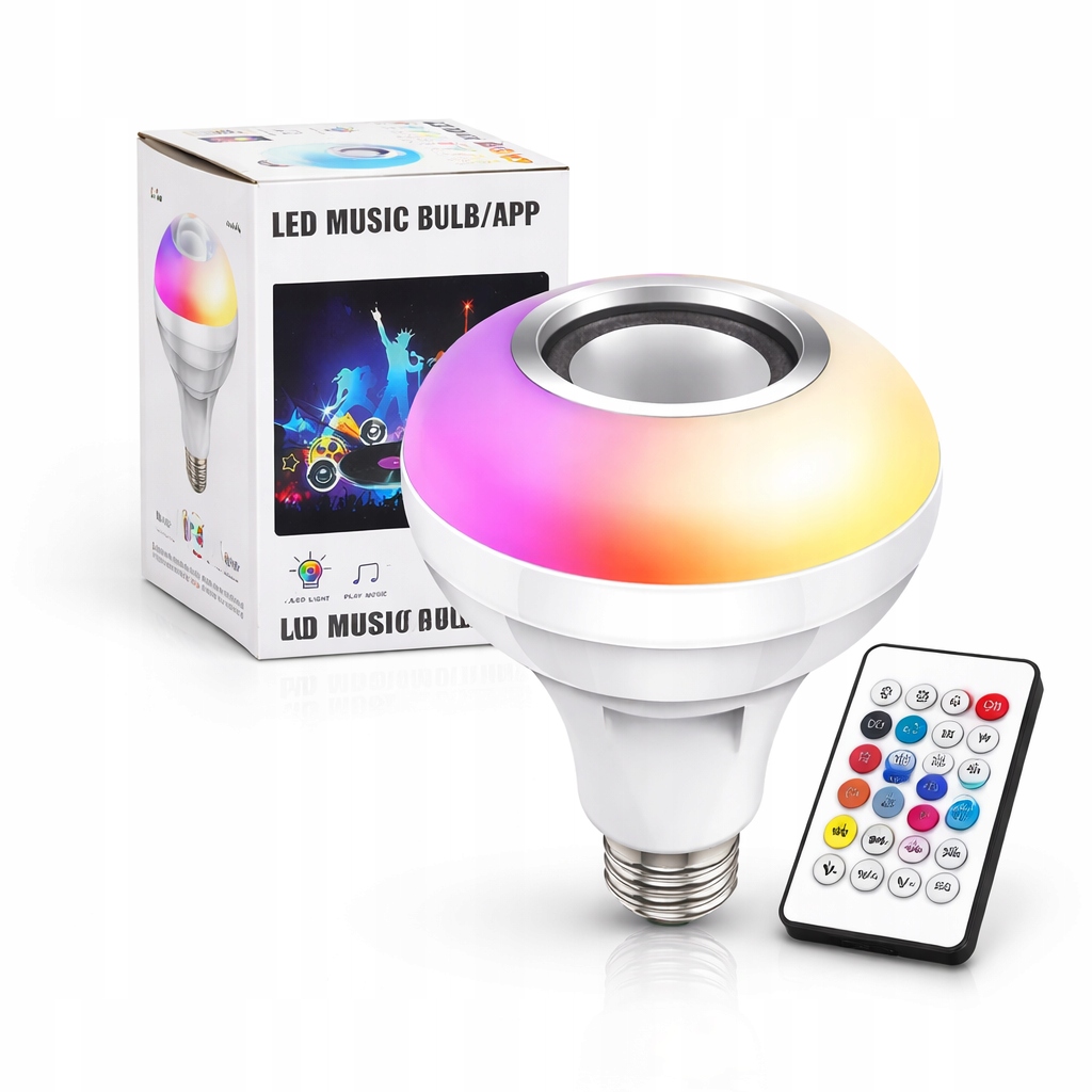 Zarowka Rgb Led Z Pilotem 5w e27 Zarowka Na Pilota Glosnik Led Bluetooth