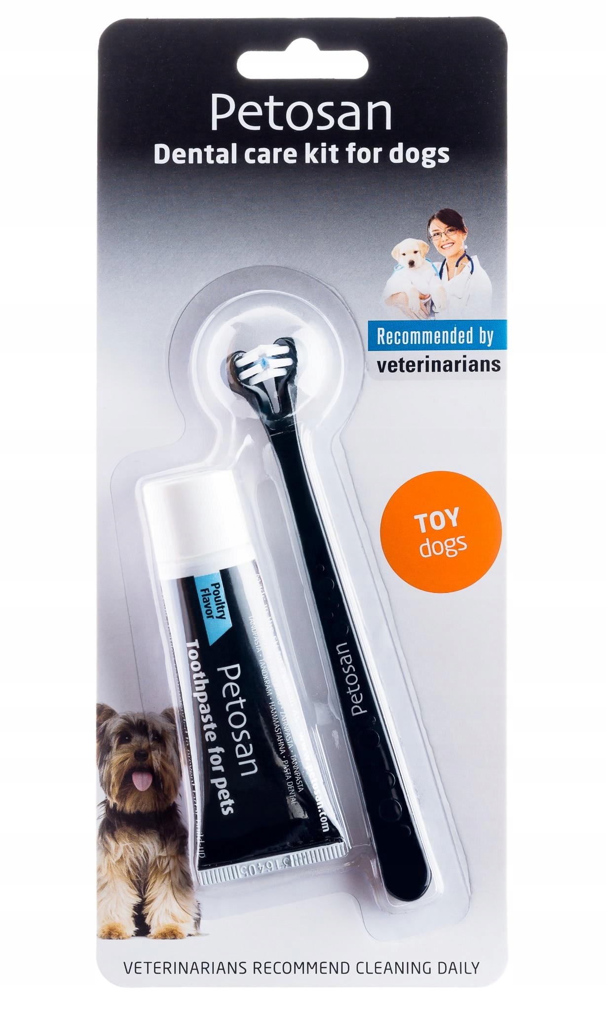 

Petosan Zestaw Dental Pasta Szczoteczka Toy Dog