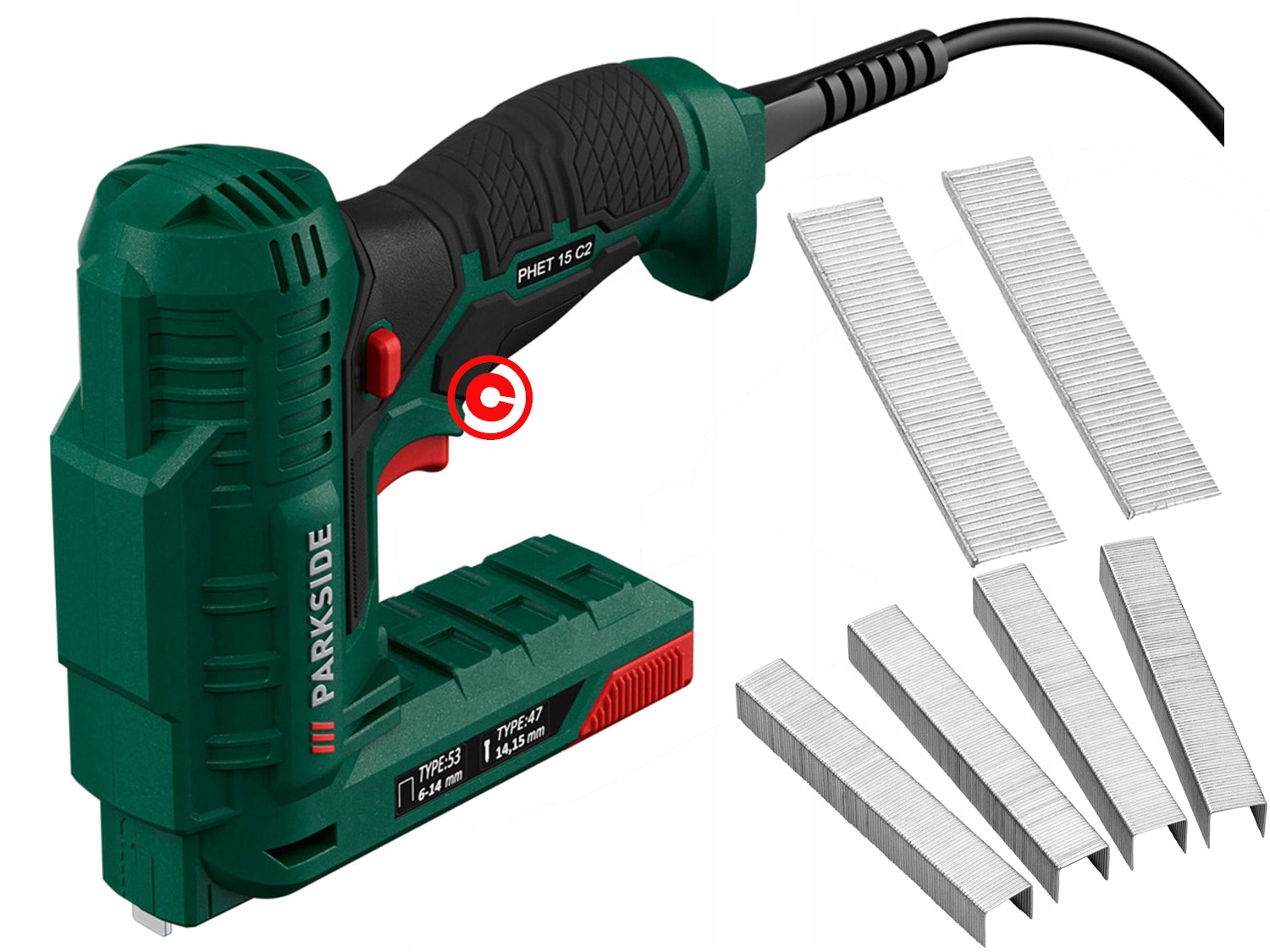 

Elektryczny zszywacz Parkside Phet gwozdz/zszywki