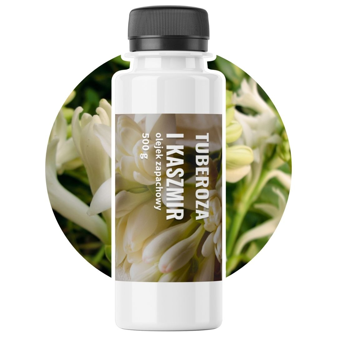 Vonný olej Tuberóza A Kašmír 500 g pro studené voskové mýdlo ve svíčkách