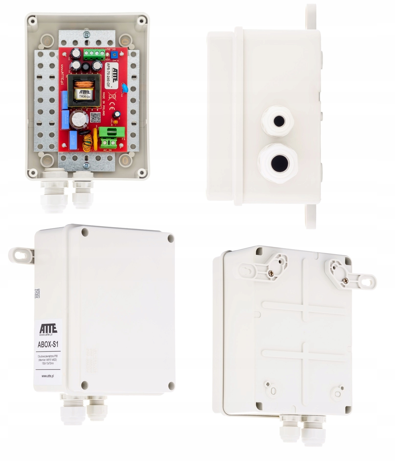 Sieťový adaptér Smps 24V 3A 72W APS-70-240-S1