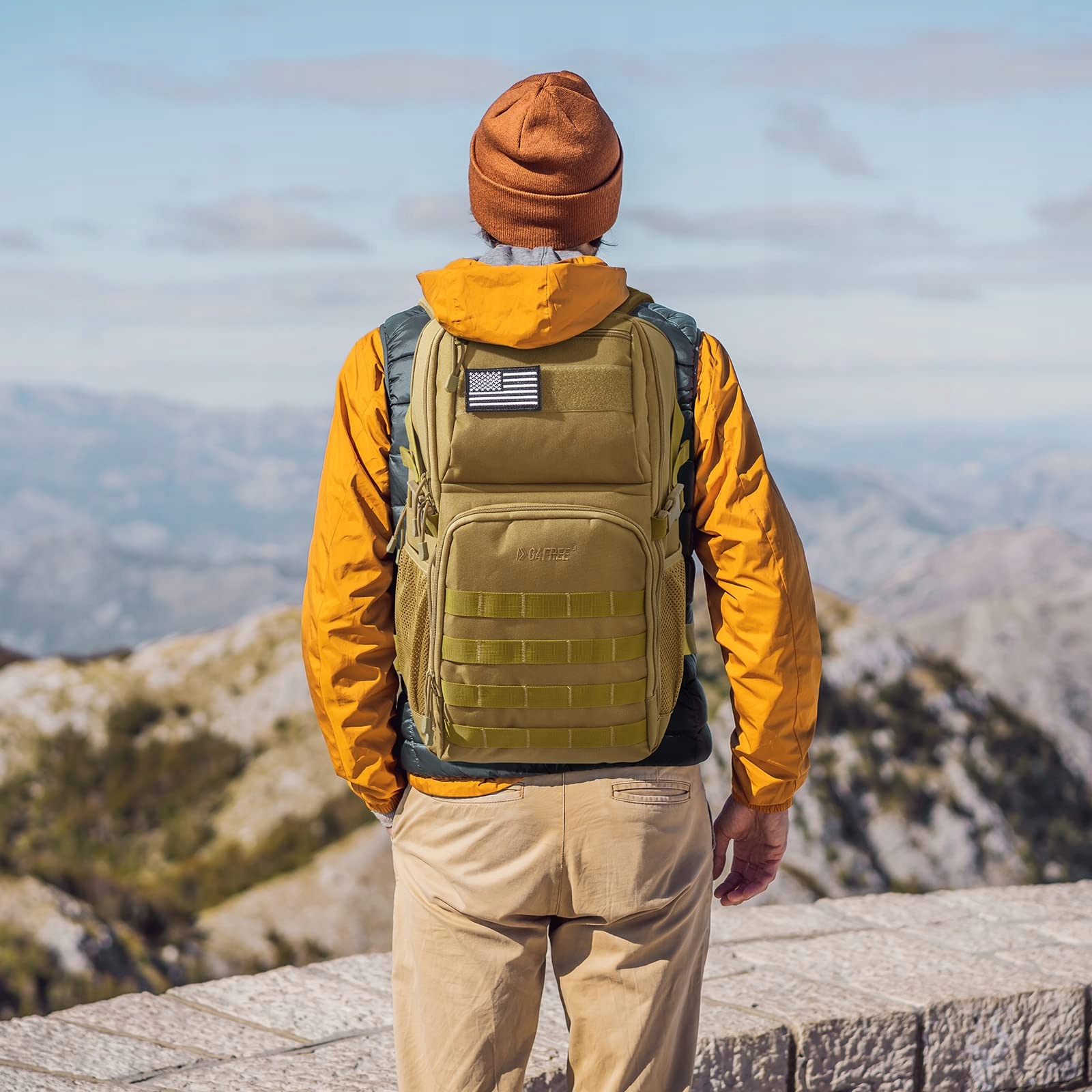 G4FREE Plecak Taktyczny 35L Wojskowy Molle Na Wędrówki Camping Trekking — miniatura 7