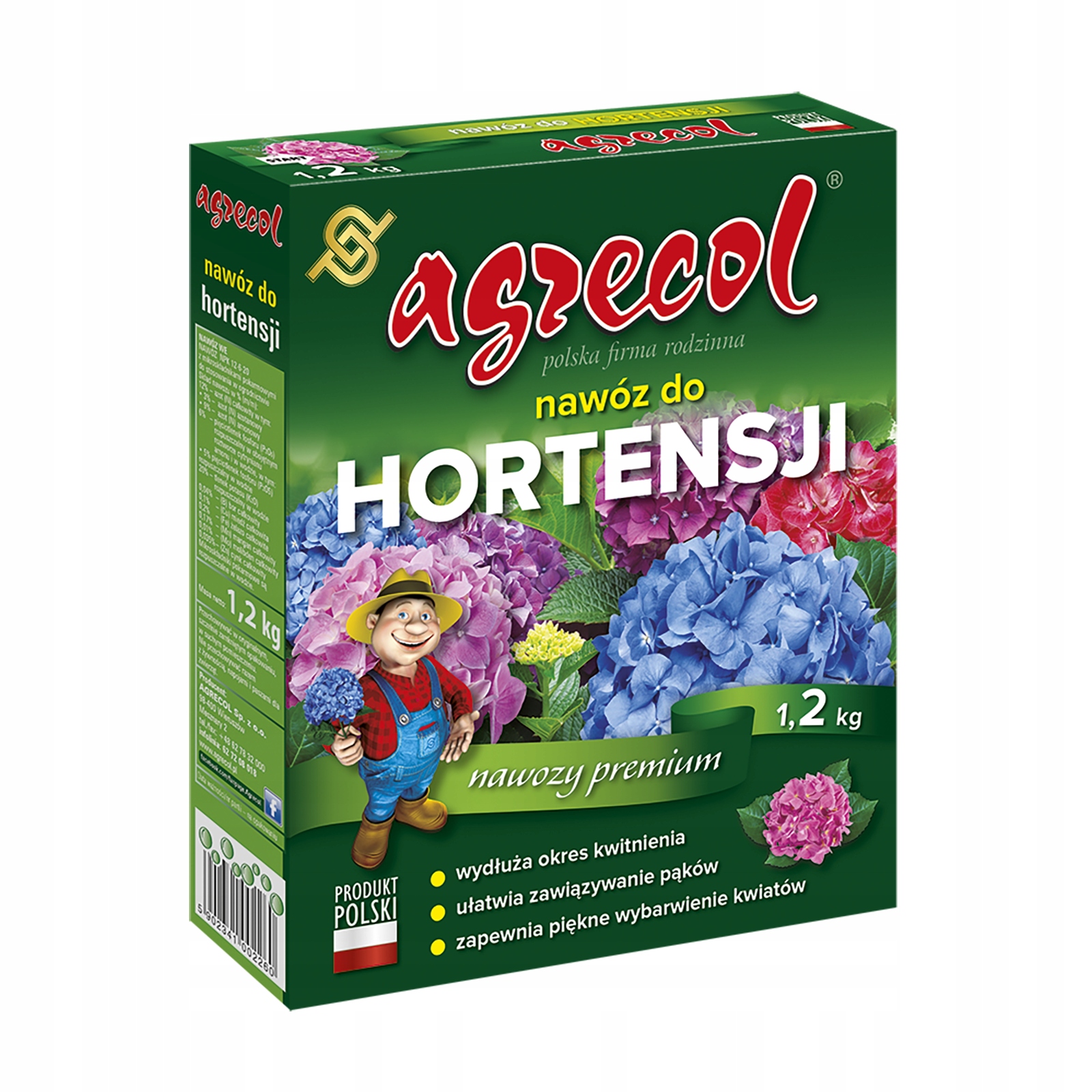 

Nawóz Do Hortensji Agrecol 1,2kg granulowany
