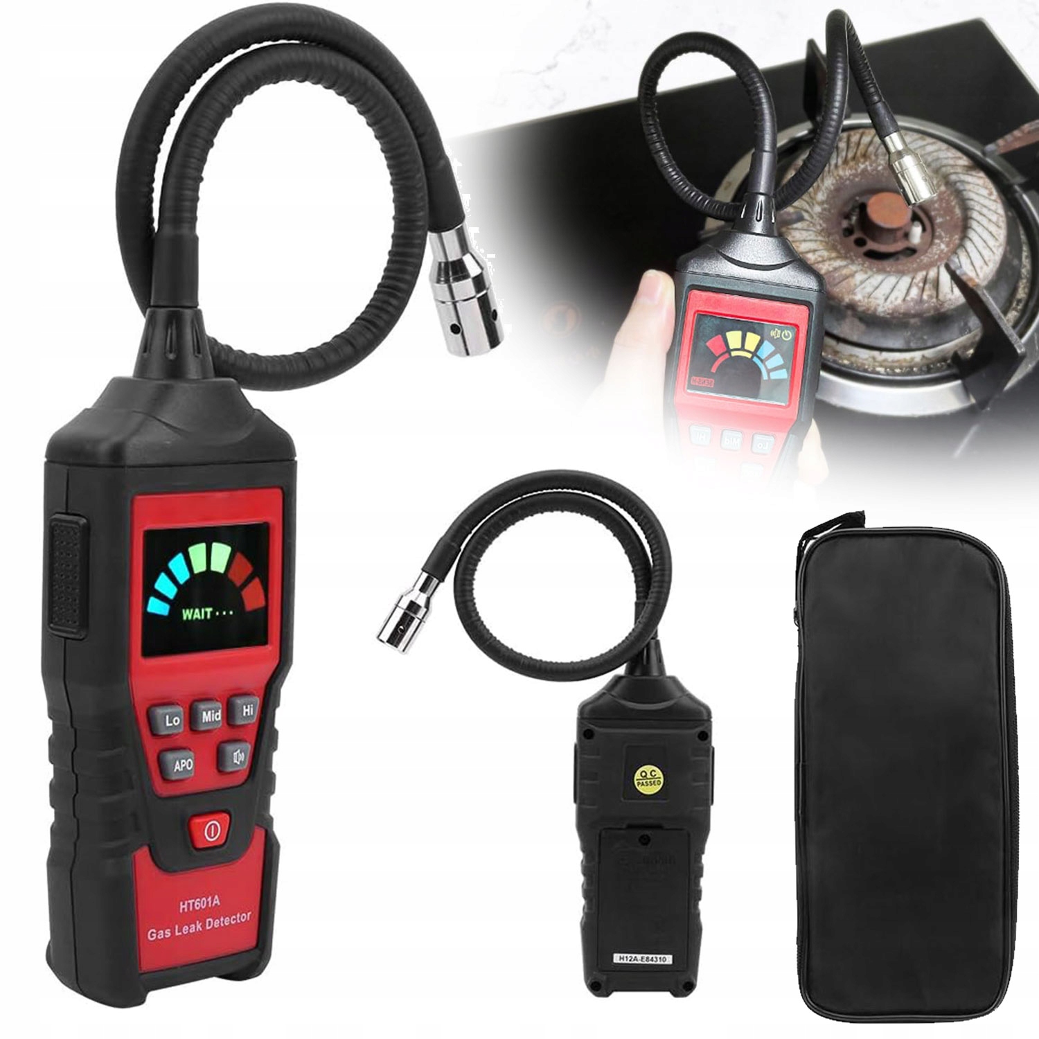 Detektor Detektor Plynu Propan, Butan, Lpg, Zemní Plyn Alarm Pouzdro Led HT601A