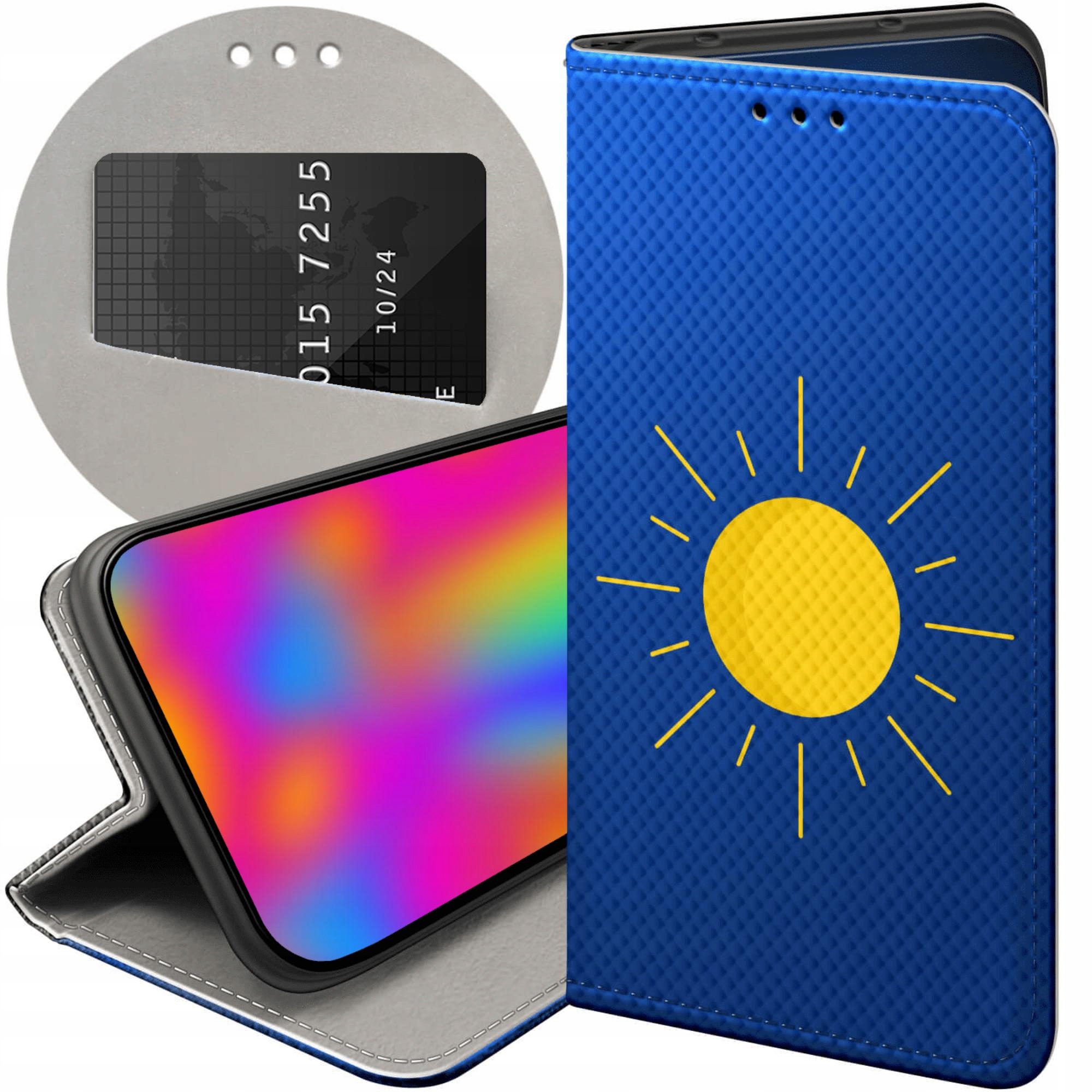Etui Z Klapką Do Honor 400 Smart X7D 4G 5G Słońce Planety Sun
