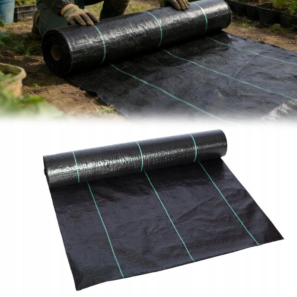 Agrotkanina Agrotextilie Proti Plevelu Černá Uv 2X25 m 90 g/m²