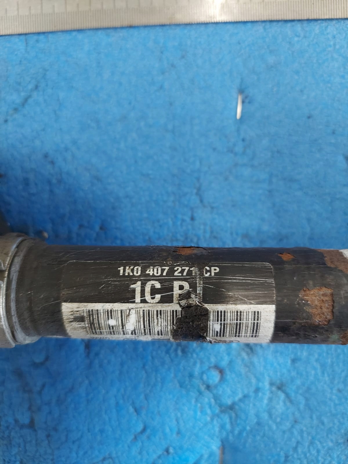 AUDI A3 2010 R left semi-axis 1.6 TDI 1K0407271CP