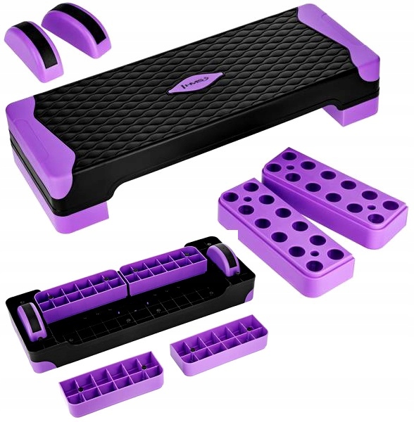 Step pro cvičení fitness aerobiku Plošina Stupeň Trenér rovnováhy 3 stupně