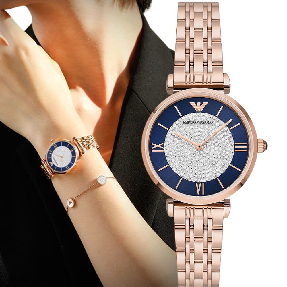 Nové Originální Dámské Hodinky Emporio Armani AR11423 Gianni T-bar