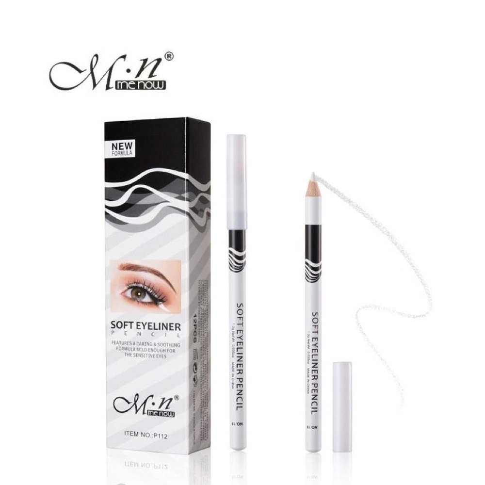 Kredka do brwi Menow Soft Eyeliner, biała