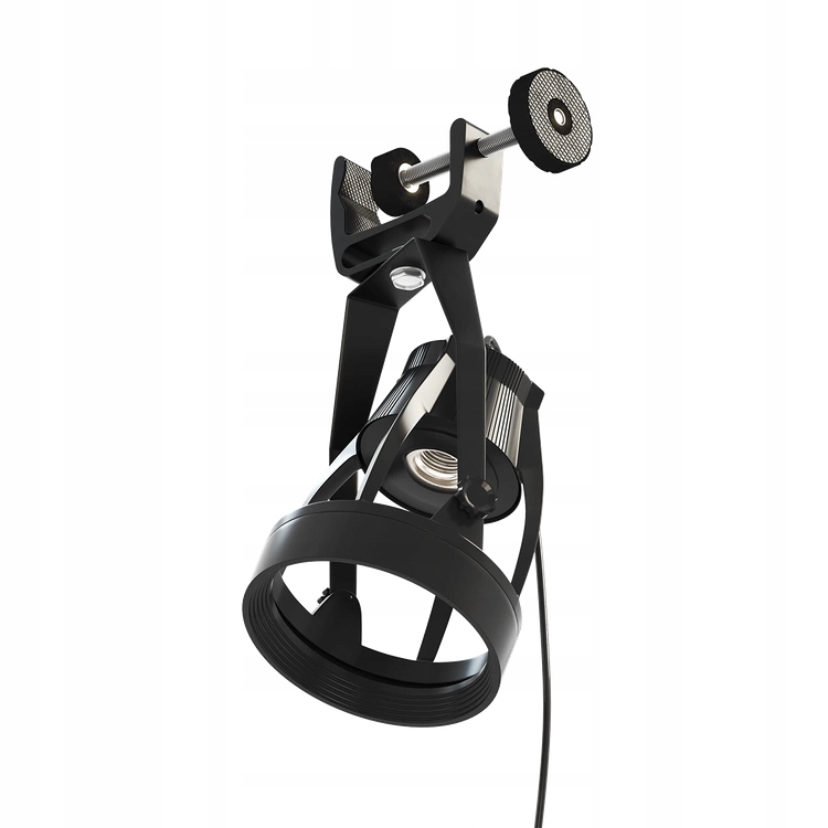 Verticana Press Holder czarny Oprawa zaciskowa z włącznikiem kablem 2m