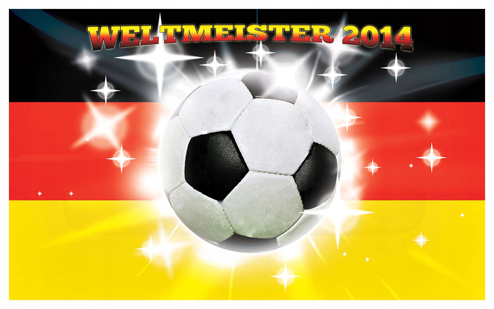 Fototapeta Nemecko Majster sveta 2014 lopta vlajka hviezdy 368x254 lepidlo
