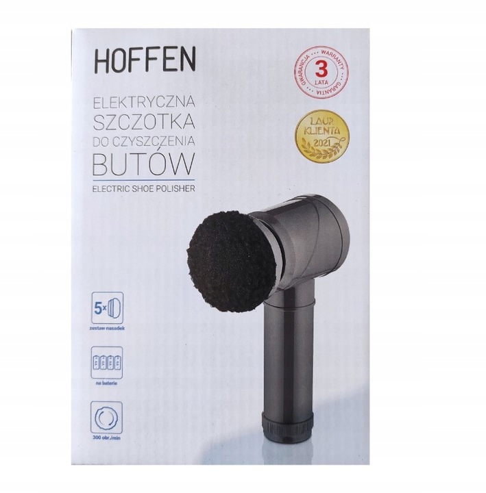 ELEKTRYCZNA SZCZOTKA DO CZYSZCZENIA BUTÓW ZESTAW