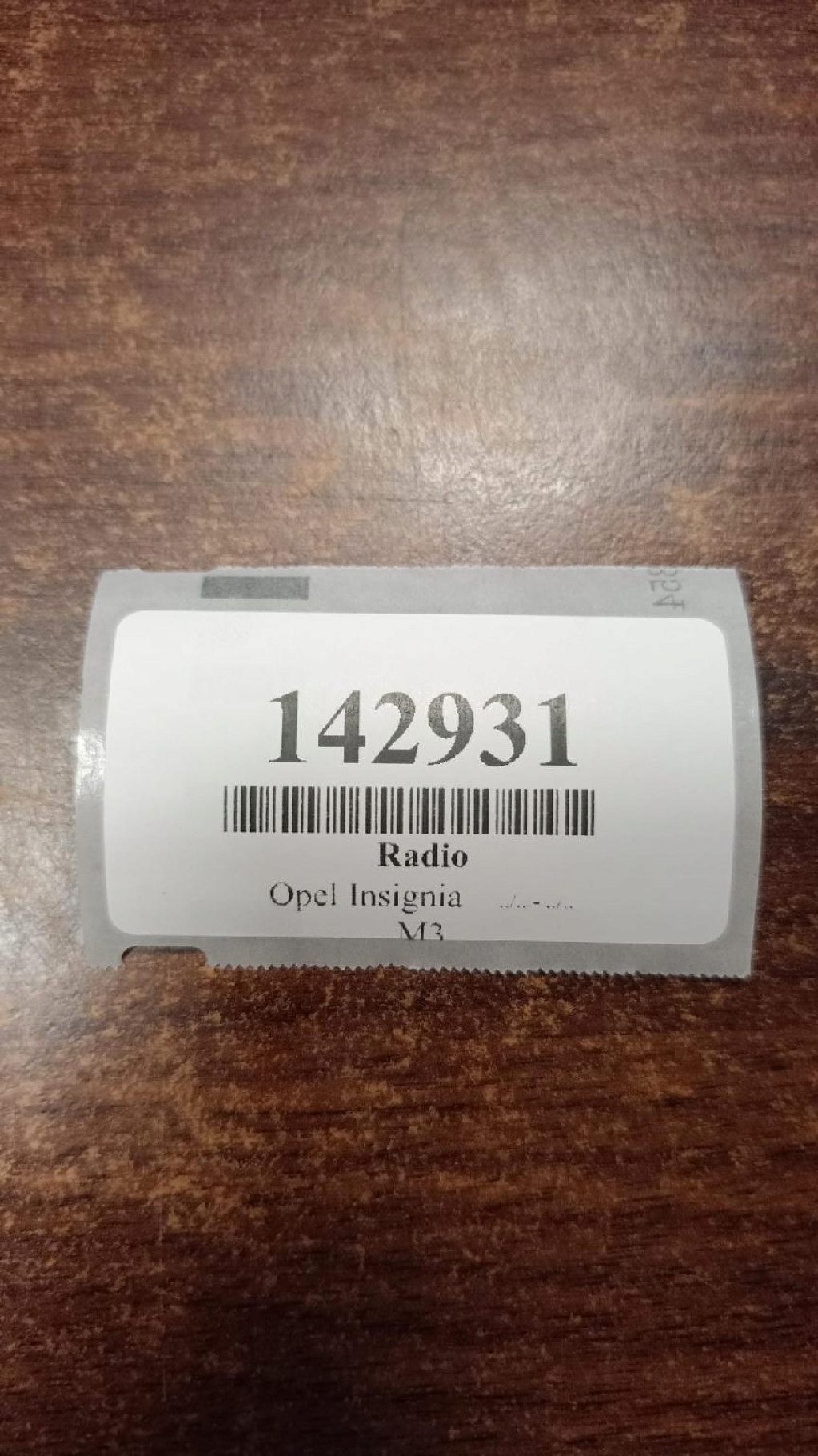 OPEL INSIGNIA RADIO Navigation 13326453