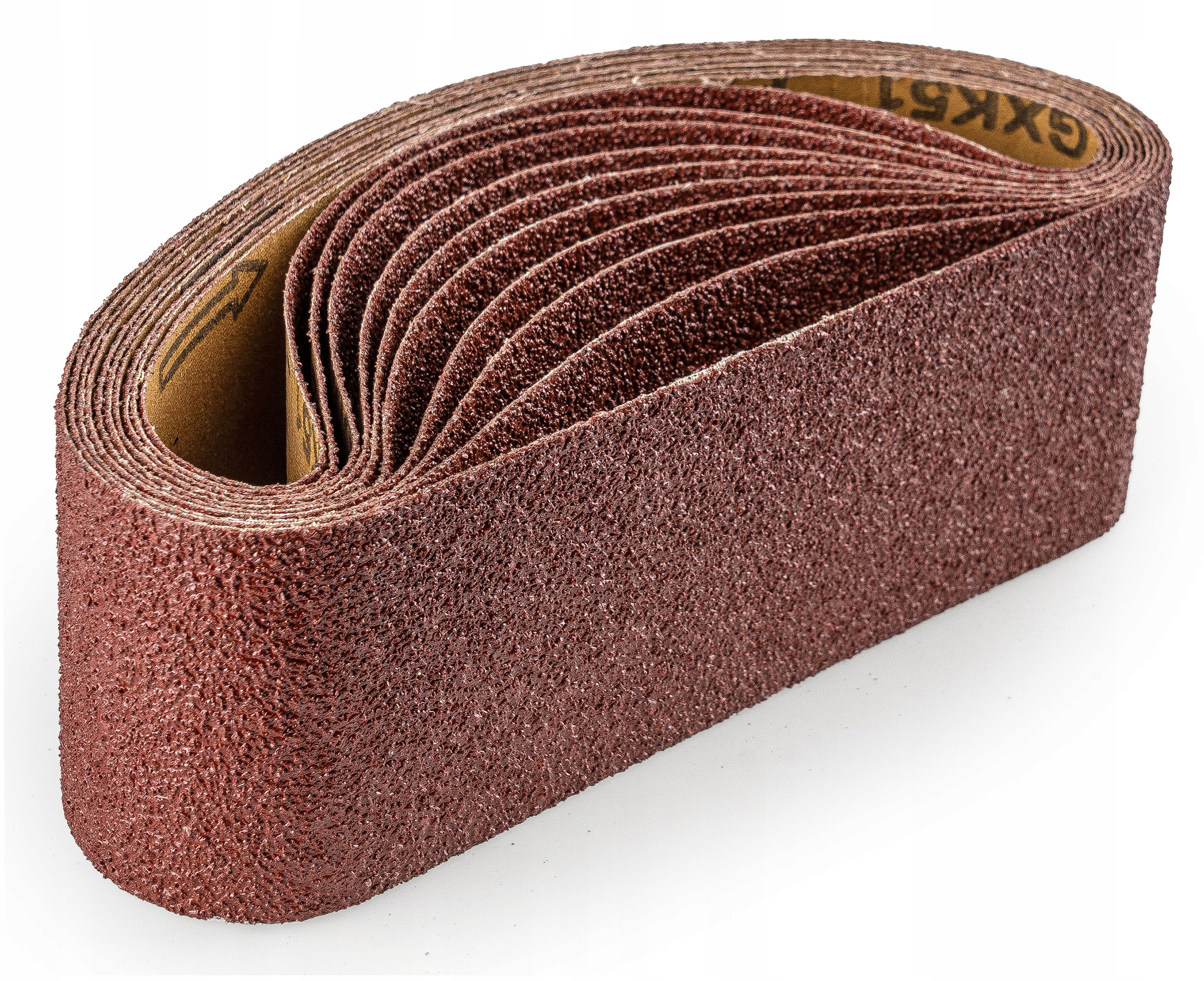 PAS BEZKOŃCOWY PAPIER ŚCIERNY TAŚMA P180 533x75MM DO SZLIFIERKI TAŚMOWEJ Gradacja P180