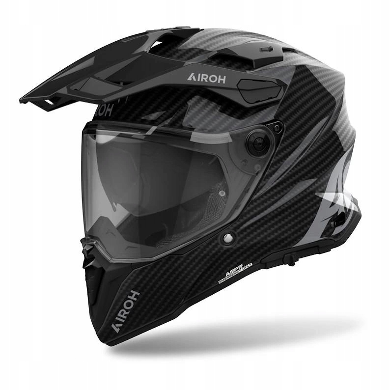 Motocyklová prilba Airoh Commander 2 Carbon Full Gloss čierna Darčeky