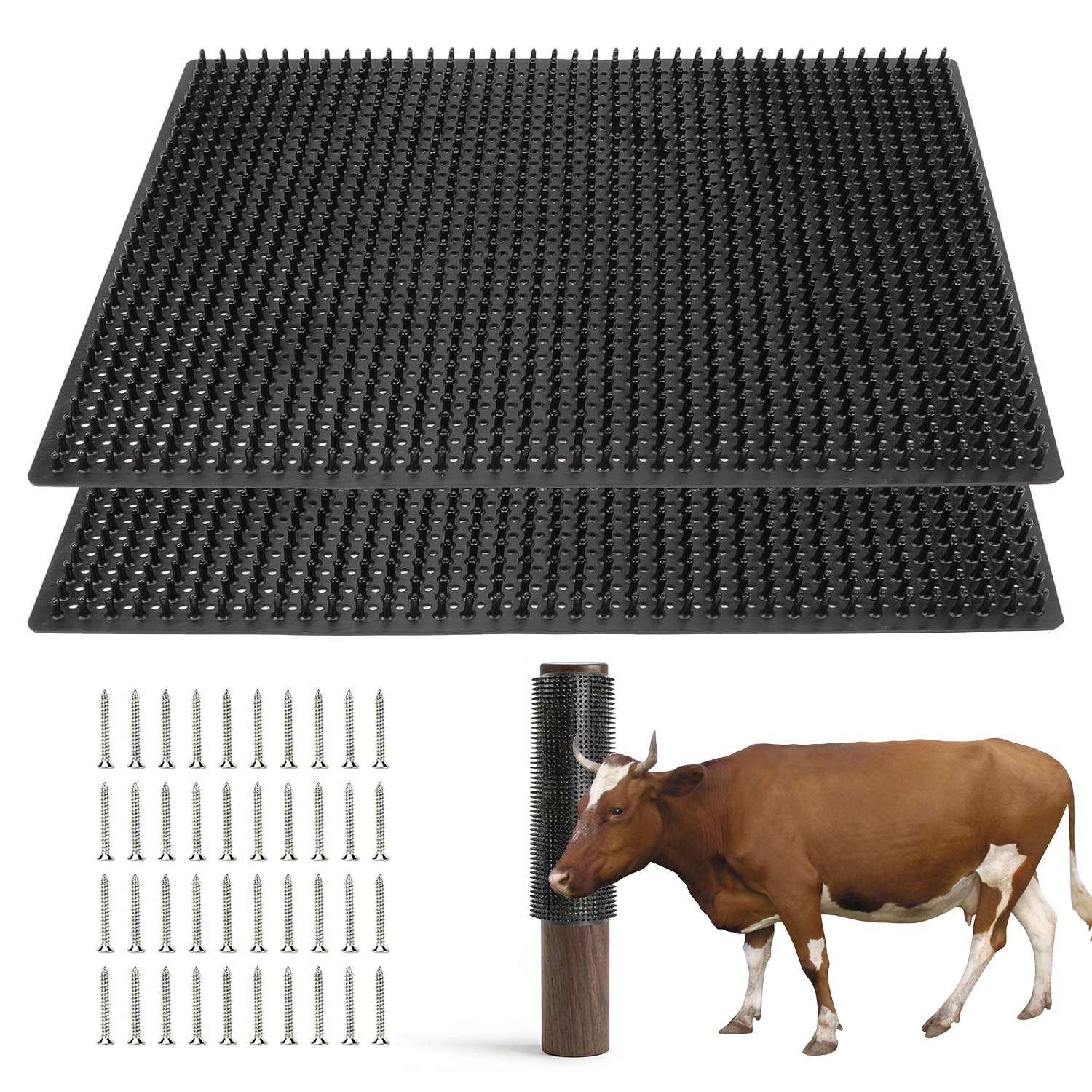 Podložka na Drbání pro Koně, Podložka pro Úlevu od Svědění pro Hospodářská Zvířata Kozy a Krávy