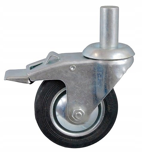 

Koło 200mm z hamulcem trzpień fi 27mm obrotowe