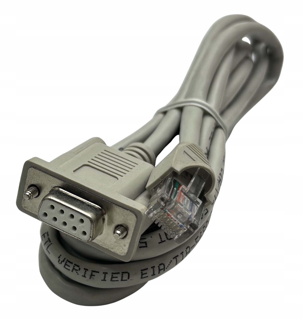 NOWY KABEL KONFIGURACYJNY DB9 - RJ45 LAN 8PIN 1,8m