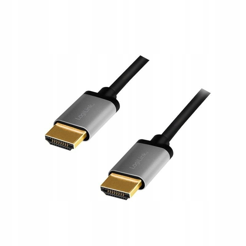 LogiLink Kabel Hdmi LogiLink CHA0100 4K/60 Hz, alu