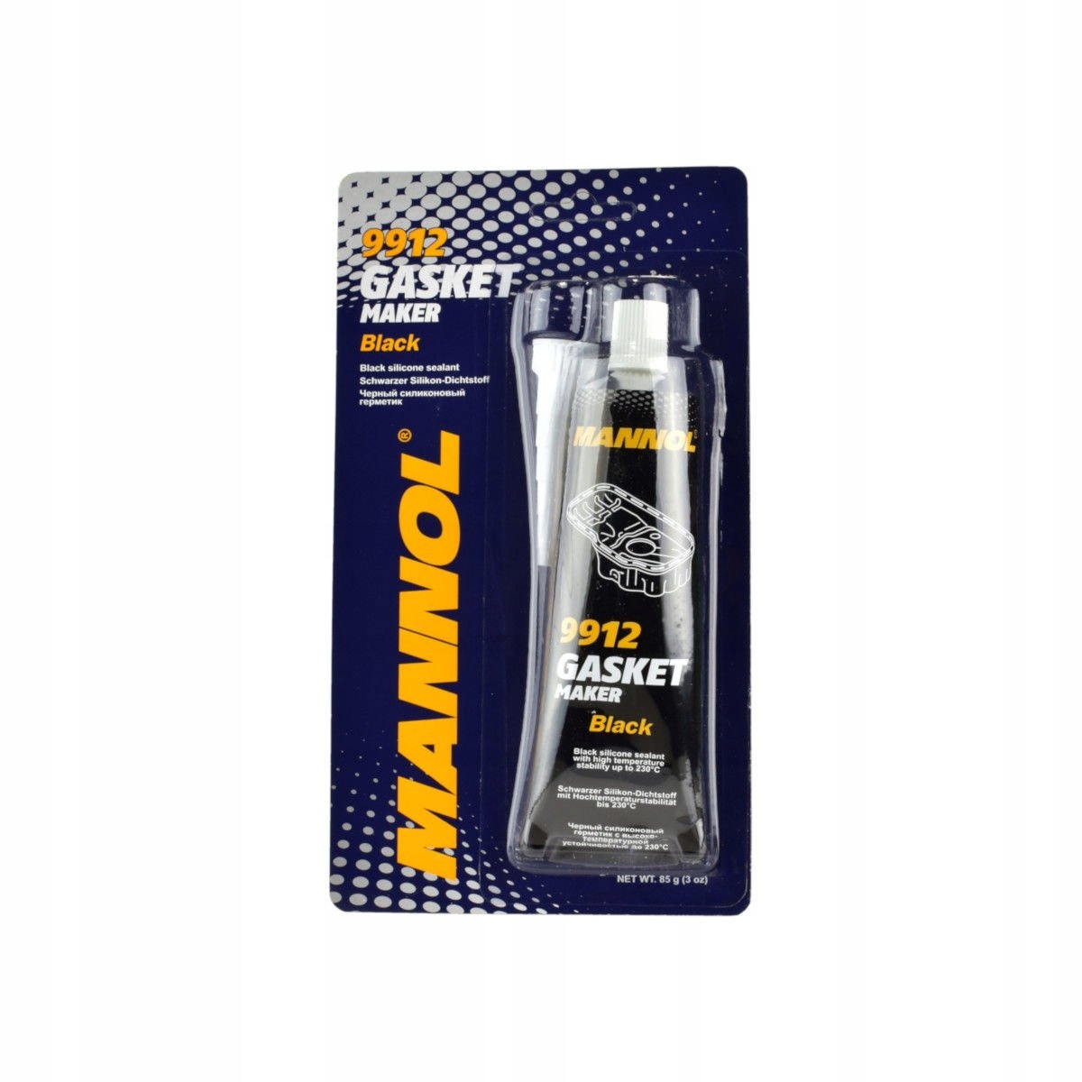 

Mannol 9912 Silikon Wysokotemperaturowy Czarny 85g