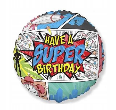 Balon foliowy Happy Birthday 18" 45cm