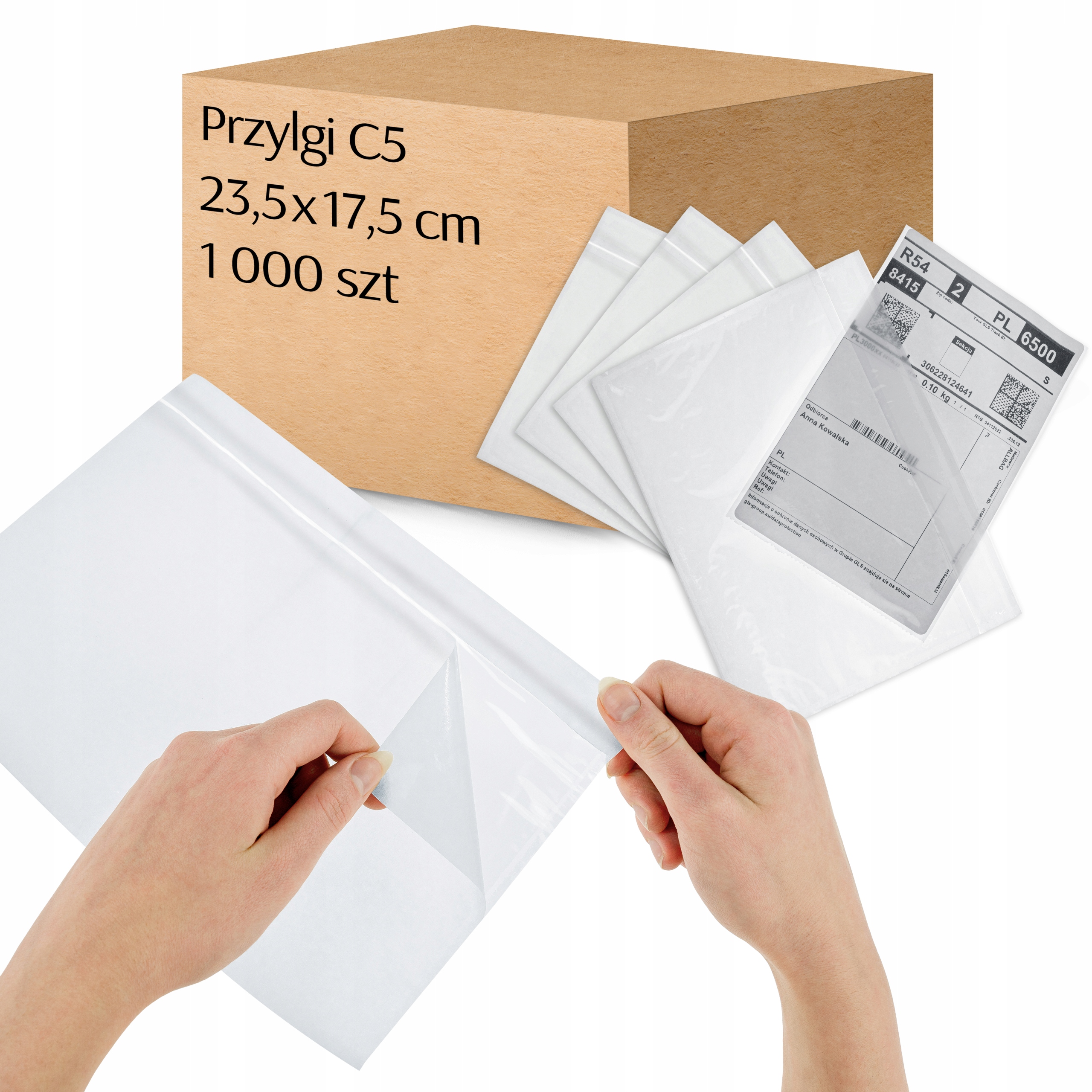 

Koperty Kurierskie Kangurki Przylgi C5 1000 Szt