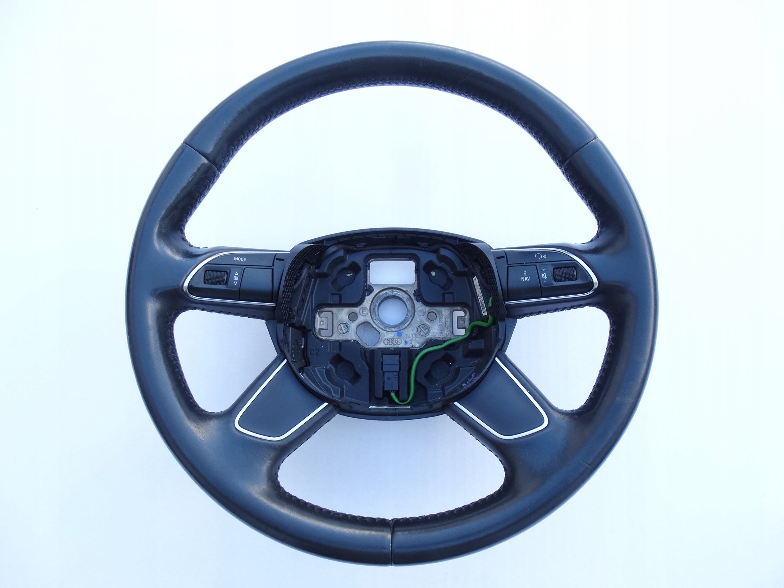 AUDI A4 B8 A5 8T A6 C7 A7 steering wheel, MULTIFUNKCYJNA black leather