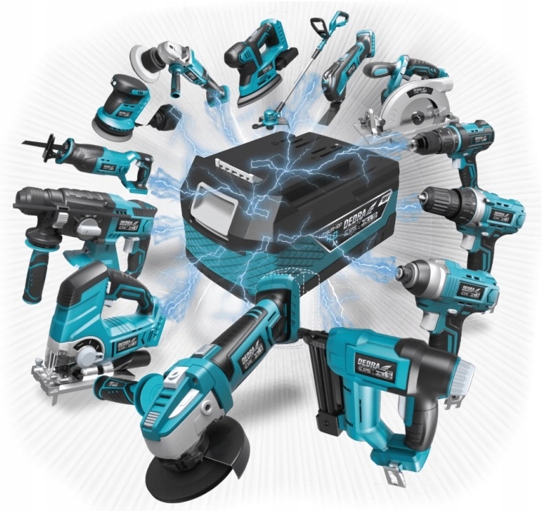 DEDRA KLUCZ UDAROWY AKUMULATOROWY 18V 450Nm 1/2'' 4.0Ah ZESTAW ZASILAJĄCY Kod producenta DED7147