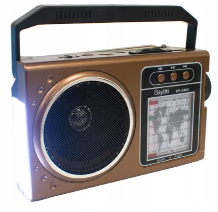 Radio FM przenośne solarne USB micro SD Bluetooth Radio FM