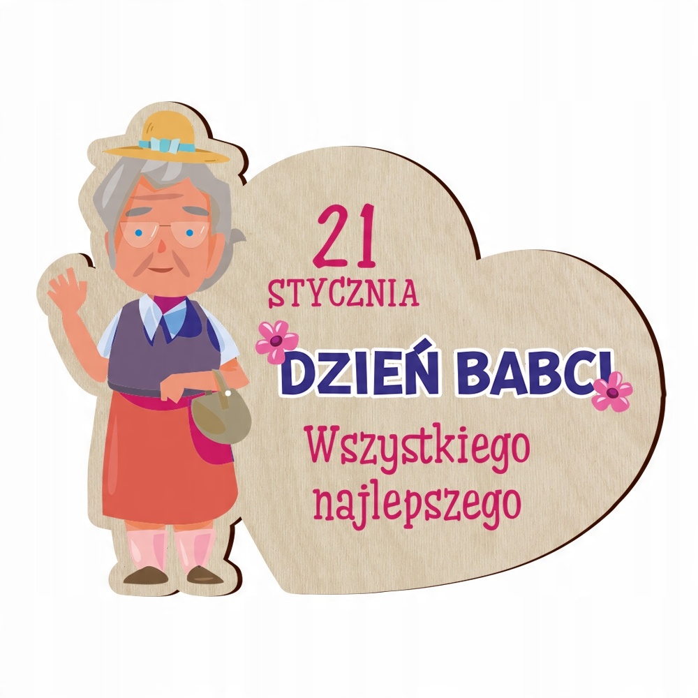 

Na Dzień Babci Upominek Magnes