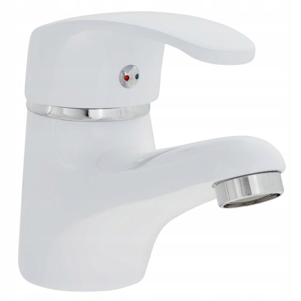 Kakadu Umyvadlová baterie Bílá Mosaz Jednopáková Bkk 622D