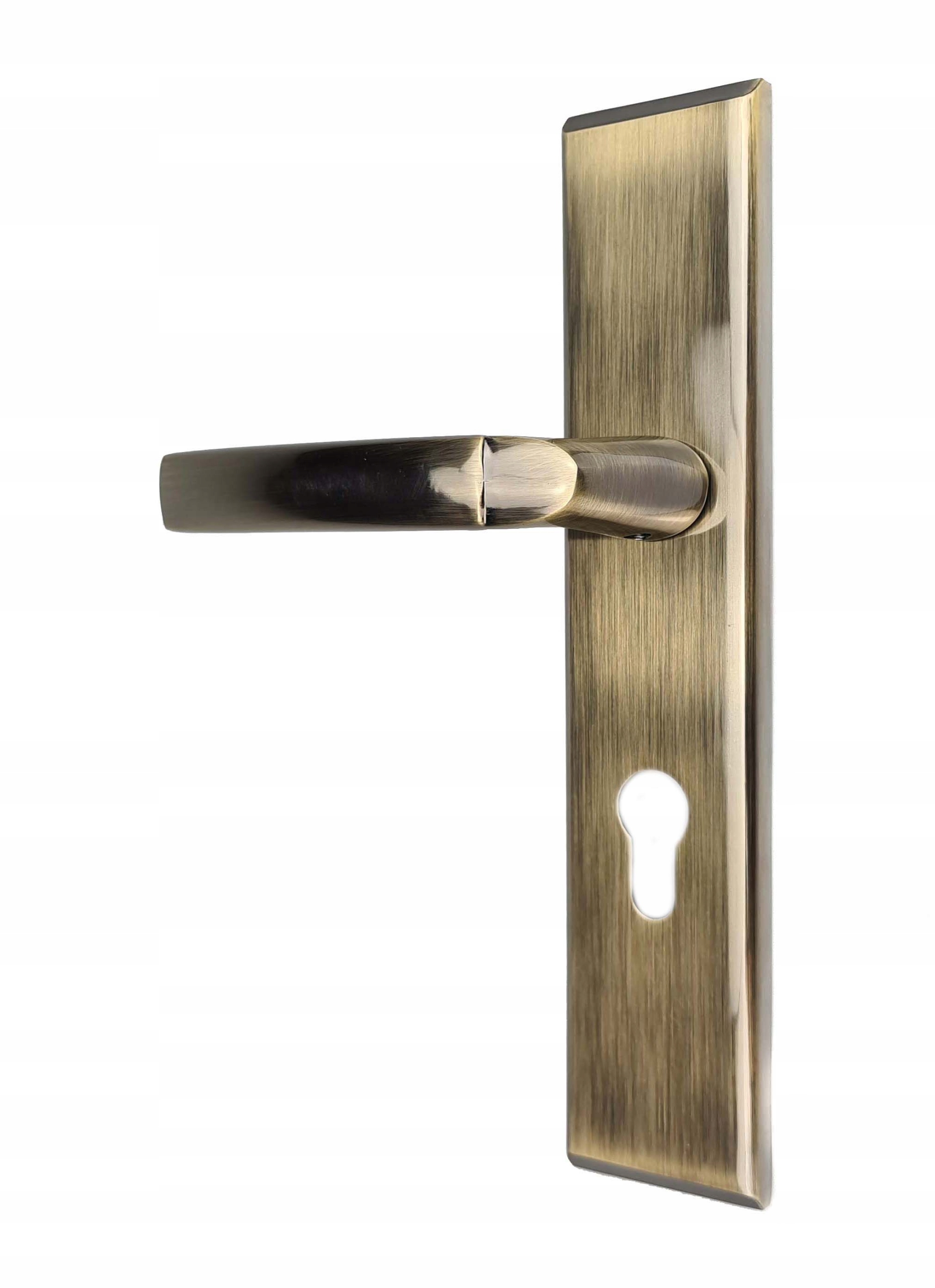 KLAMKA DO DRZWI WEJŚCIOWYCH SPACE 72 WKŁAD PATYNA LEWA Kod producenta SPACE 90 Y PATYNA LEWA