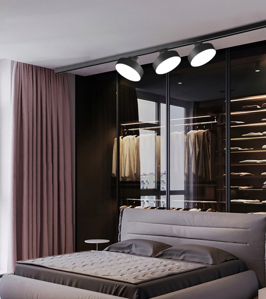 Reflektor szynowy LED spot 18W 4000K magnetyczny Długość 0.1 m