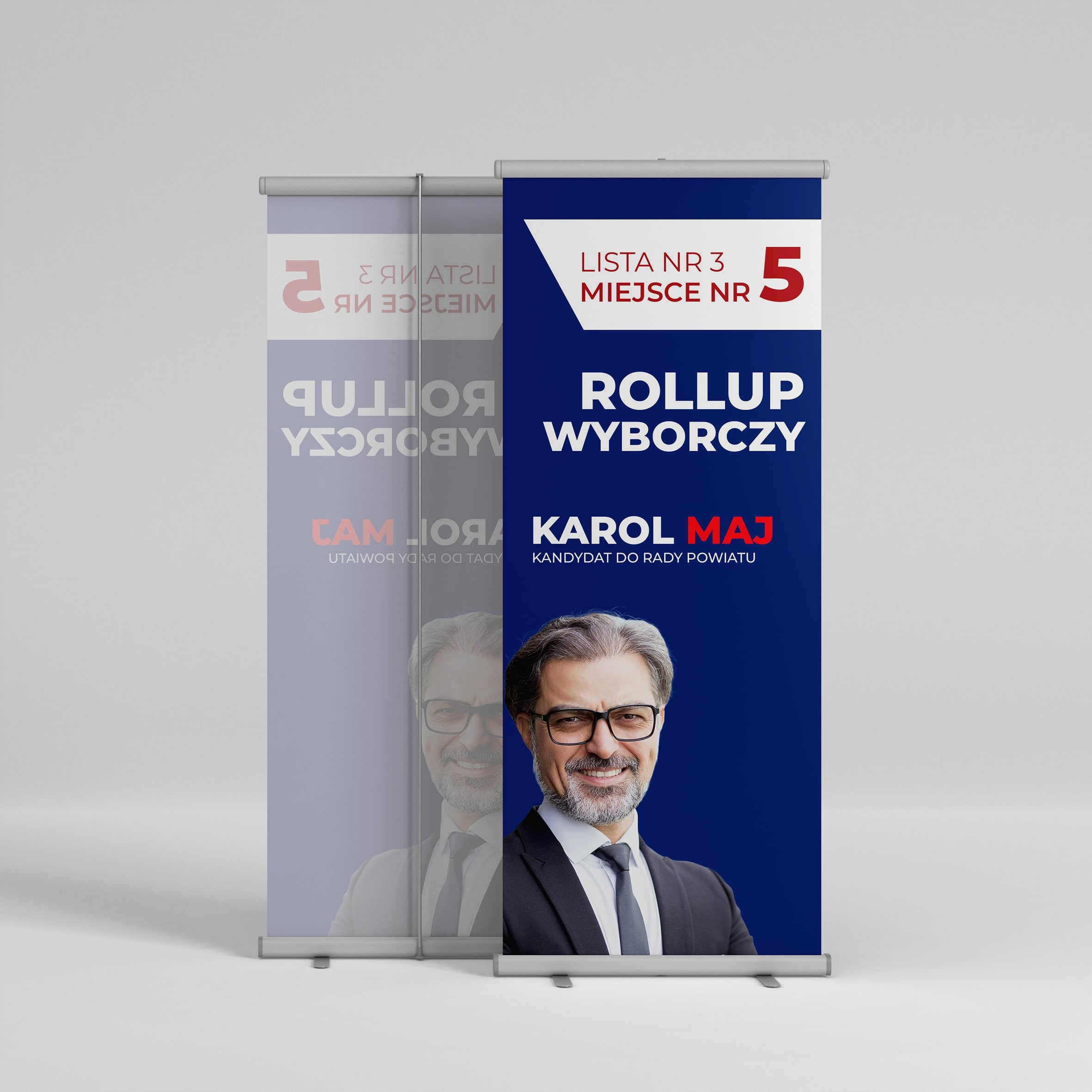 Roll-up wyborczy rollup 85x200 wybory samorządowe