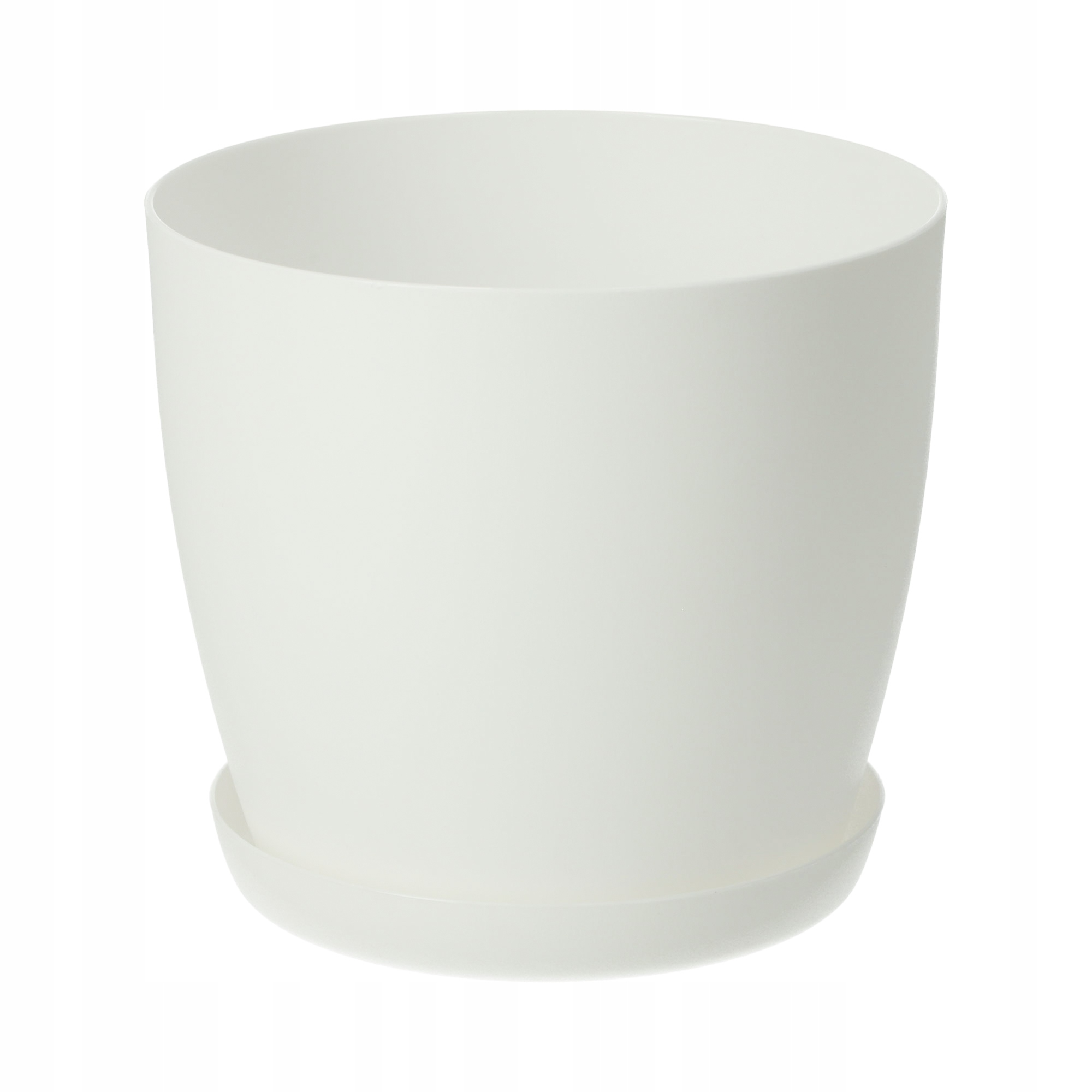 

Doniczka Osłonka Na Kwiaty Podstawka Biała 14cm