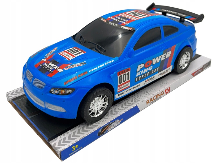 DUŻE AUTO SPORTOWE WYŚCIGOWE Z NAPĘDEM 35CM