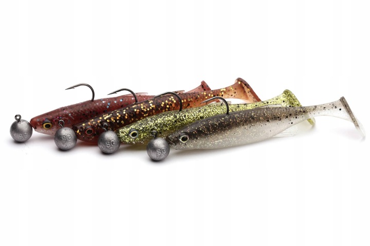 Zestaw Gum Savage Gear Fat Minnow Uzbrojone 9CM 7G Clearwater 4 Sztuki