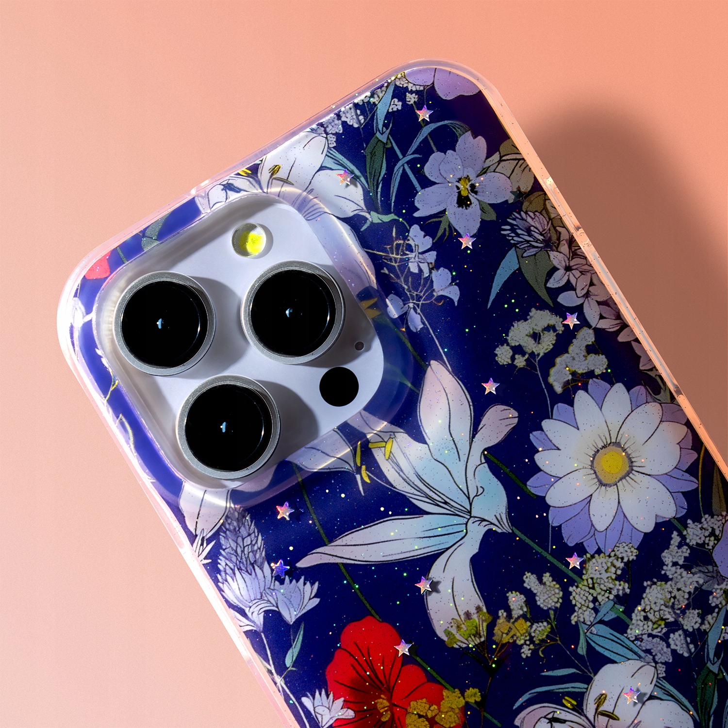 Nakładka Glow Glam do iPhone 15 6,1" niebieska