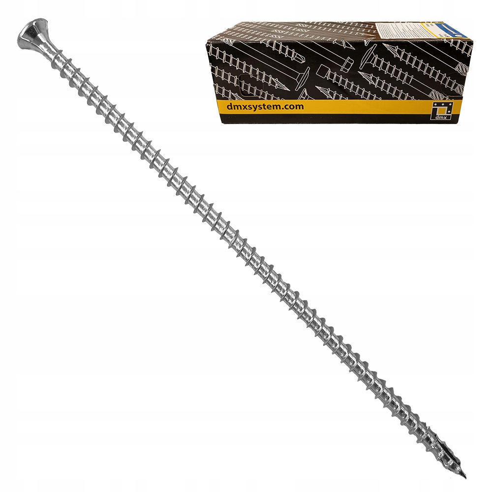 Tesařské Vruty Do Dřeva 8x180 Kuželové Plný Závit Torx CPS08180 50 Ks