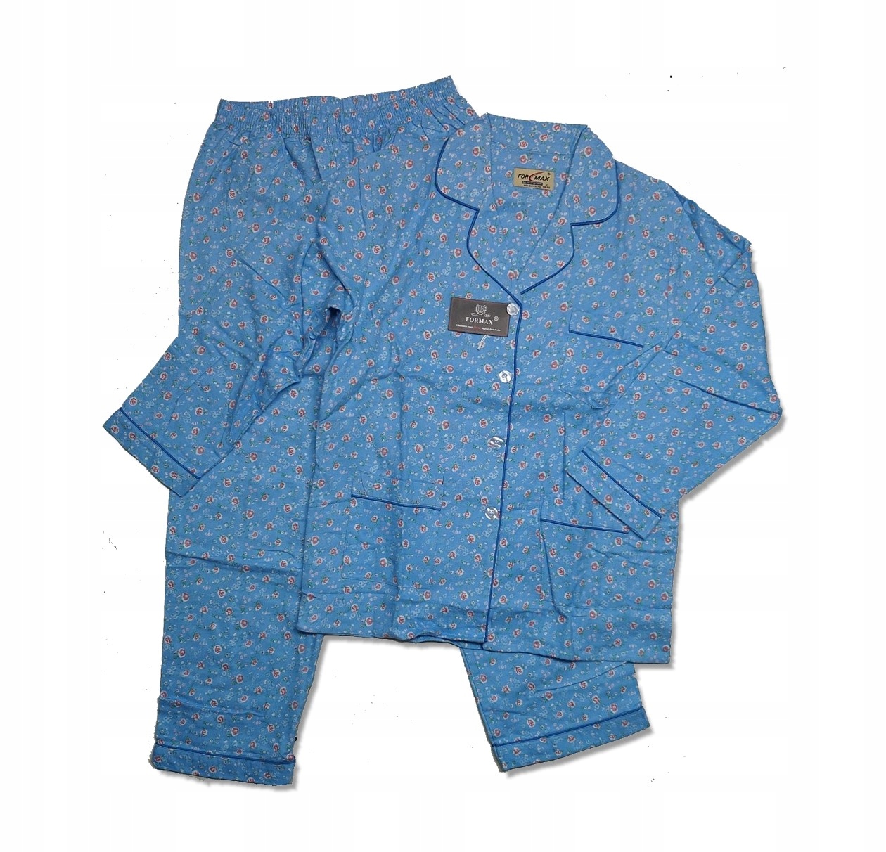 Flanelowa piżama damska Formax bawełna- XL