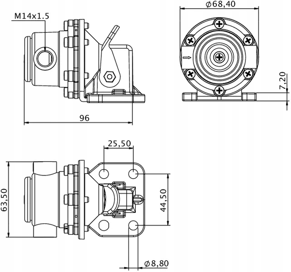 Pompa paliwa zasilająca Kramp, pasuje do SDF Numer katalogowy części 245192200KR