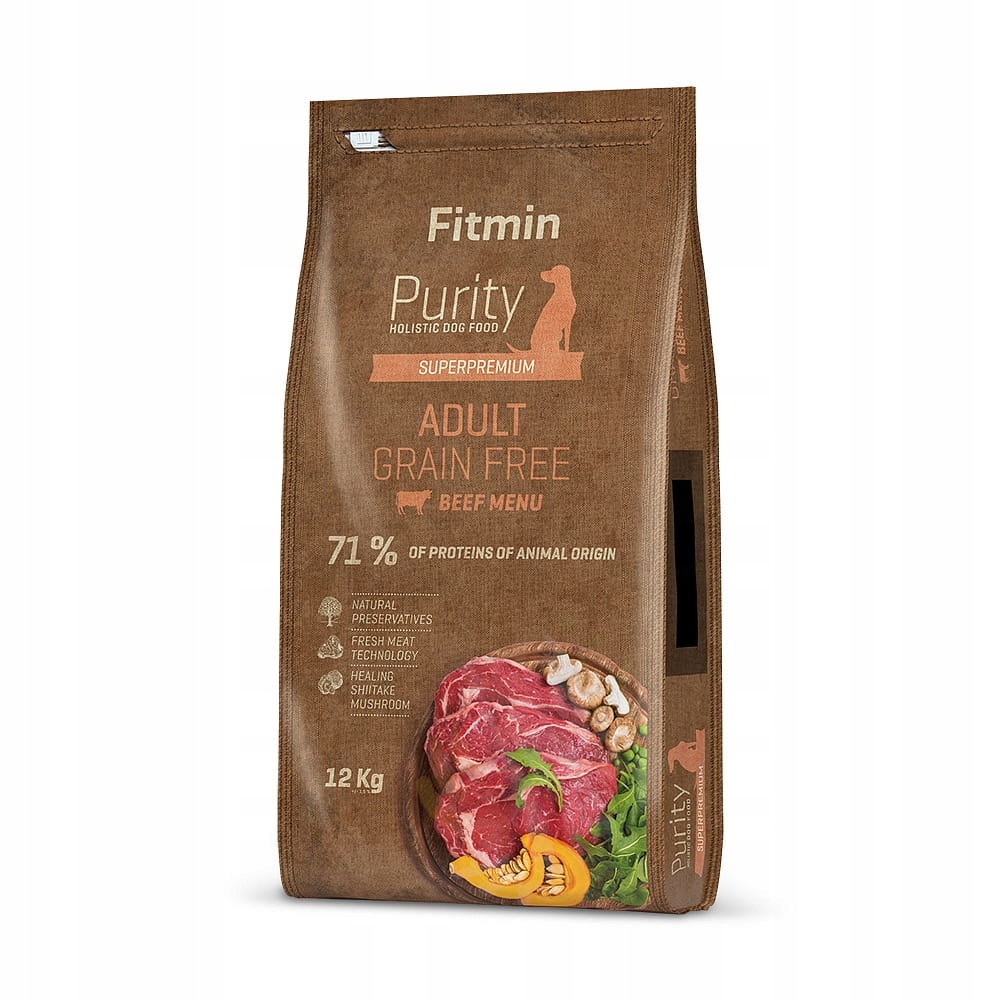 Fitmin Purity Grain Free Adult Beef 12 kg
