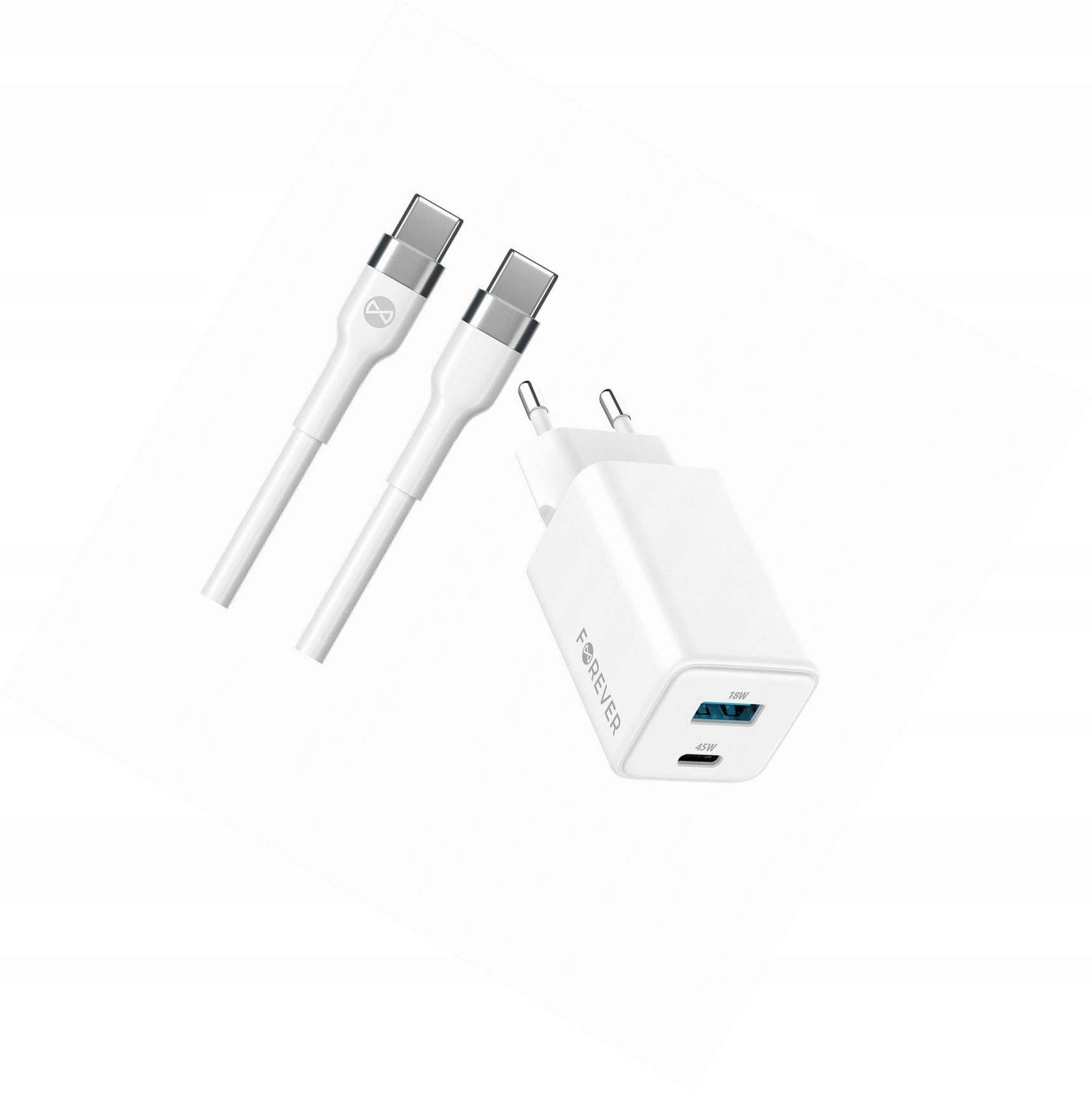 Szybka ładowarka GaN 45W Usb-c z kablem do Xiaomi Redmi Note 12 Pro 4G