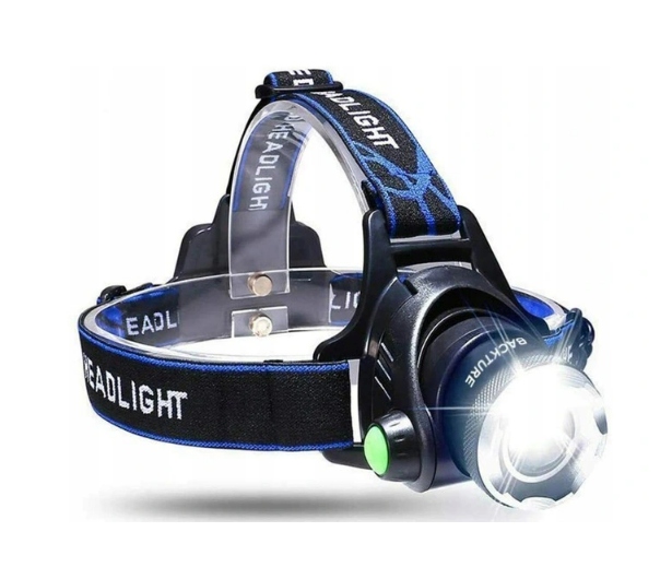 LATARKA CZOŁOWA LED ZOOM CREE XML T6 CZOŁÓWKA MOC AKUMULATOR+ ŁADOWARKA Marka bez marki