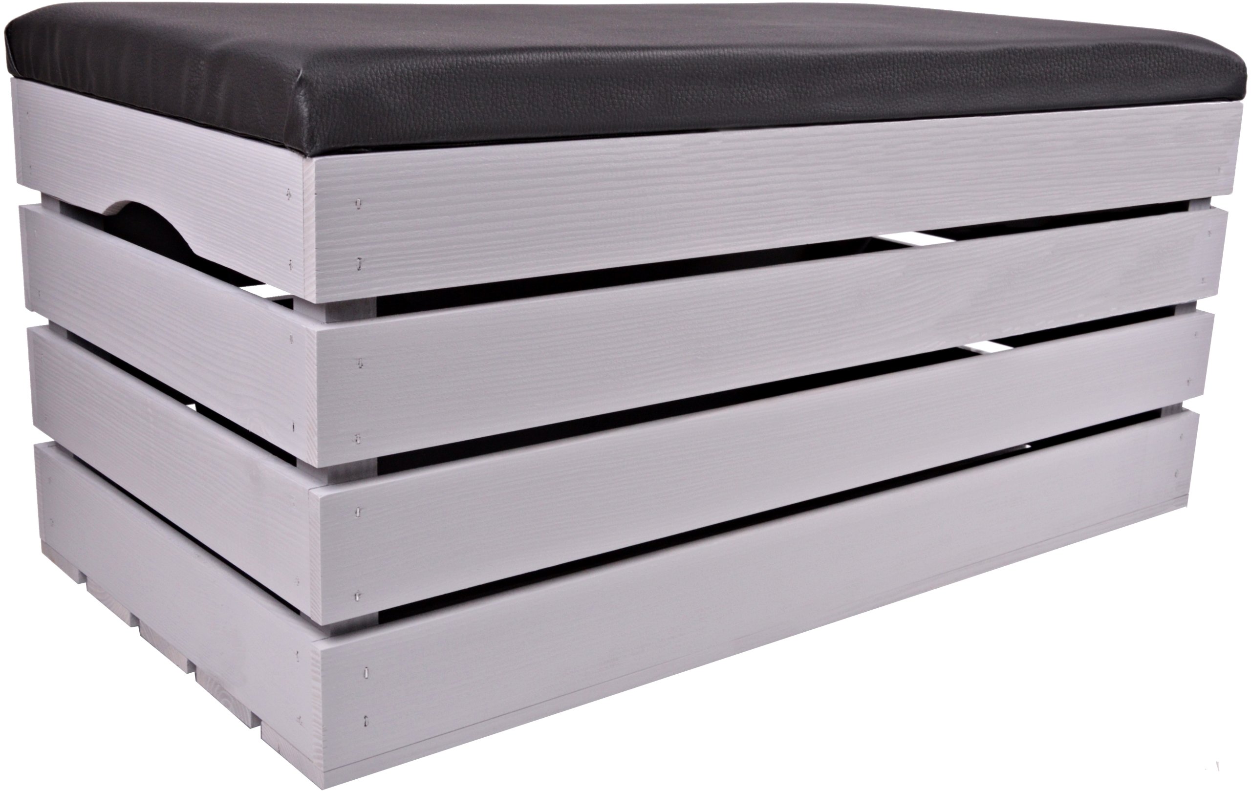 Taburet Sedák Dřevěná Borovice Kufřík