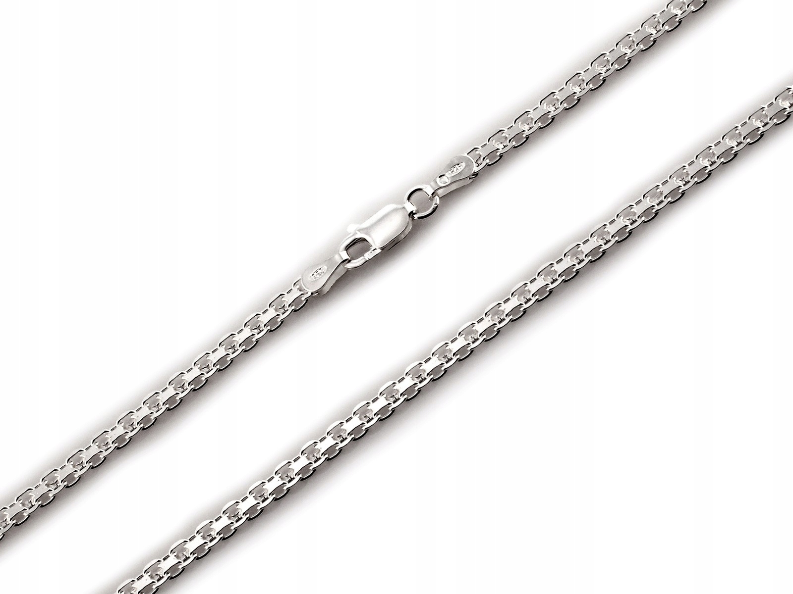 Pánský stříbrný řetízek 925, bismarková vazba, ideální jako dárek, módní vzor r50