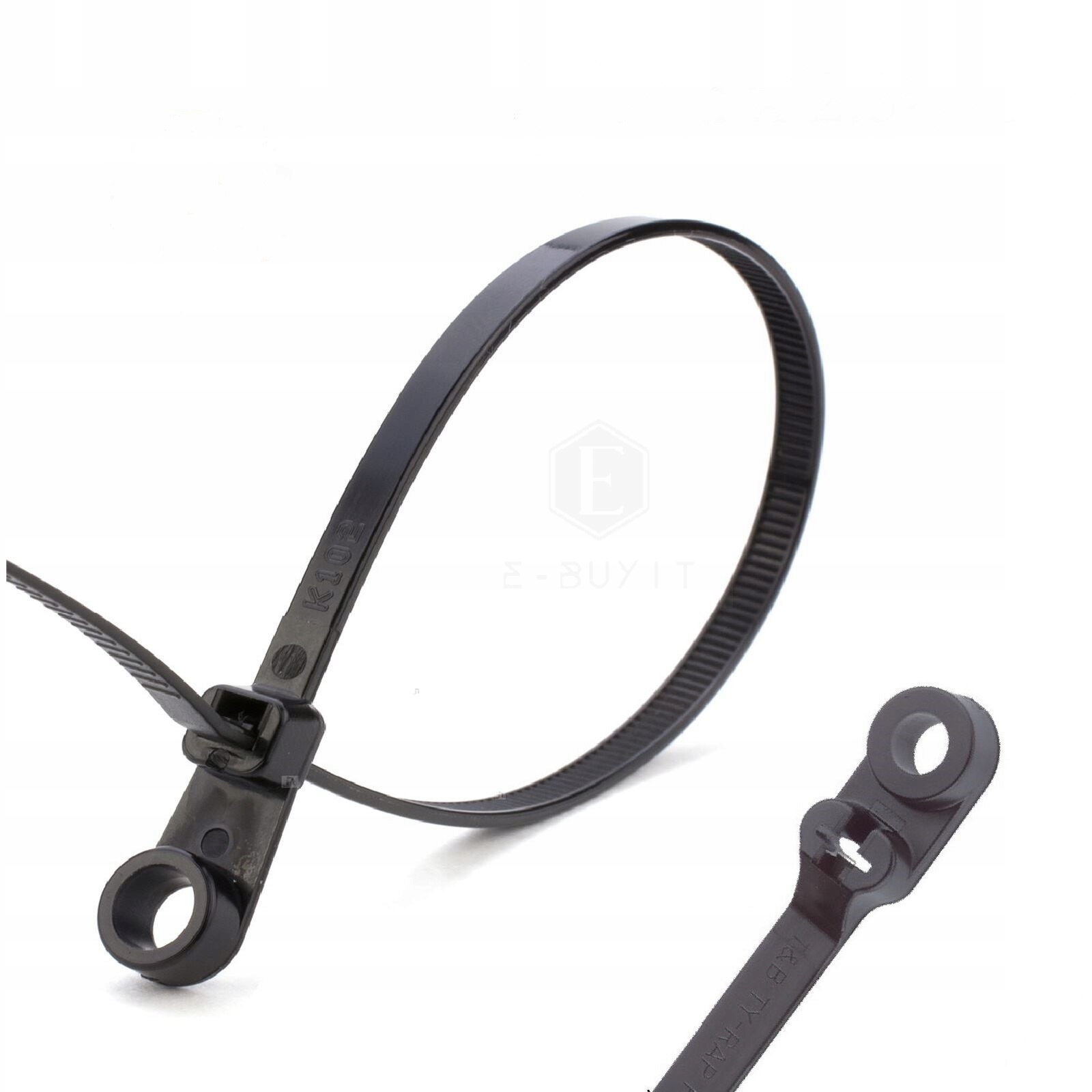 

Opaska kablowa montażowa wkręt czarna 220x4.2mm