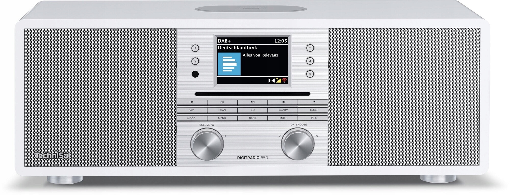 Věž Technisat Digitradio 650 CD Aux Bt 70W Bílá