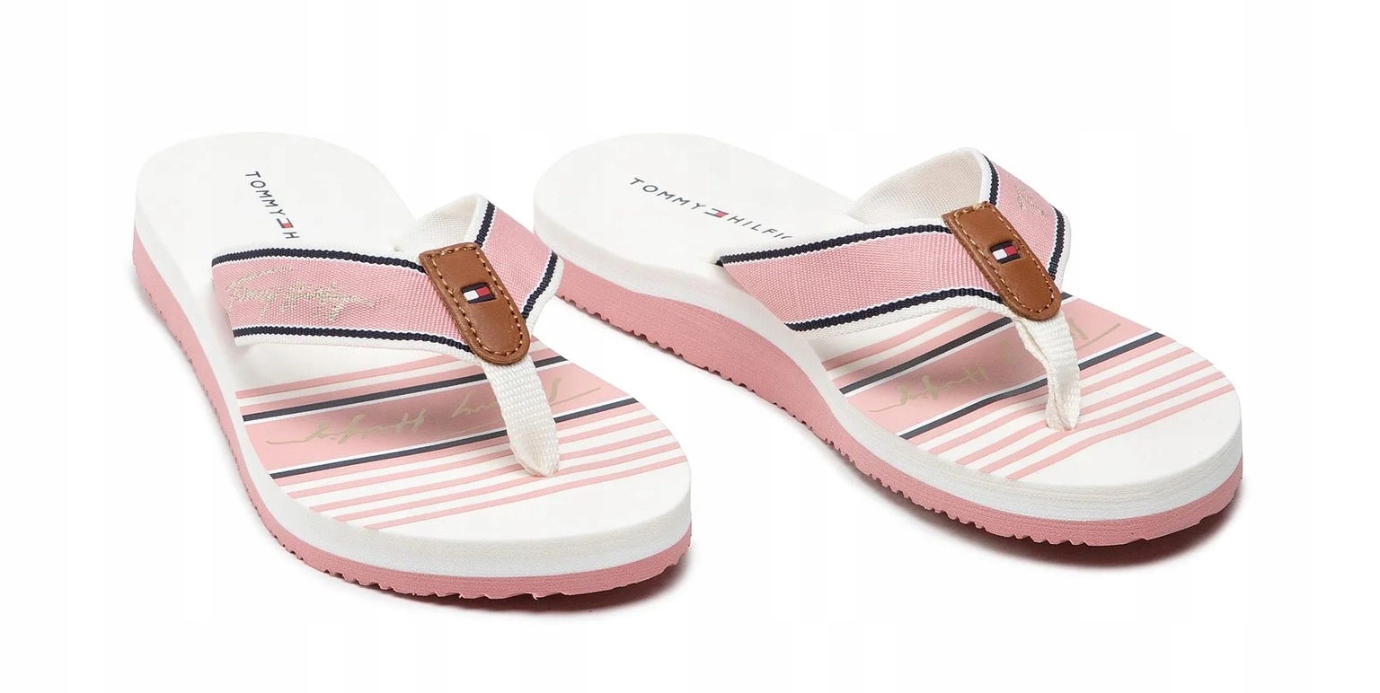 KLAPKI DAMSKIE JAPONKI TOMMY HILFIGER MELLIE -R.37 Kod producenta XW0XW02012